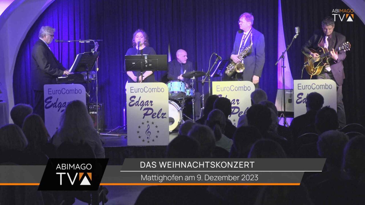 Weihnachtskonzert im Schloss Mattighofen mit Lesung, am 9.12.2023 Euro Combo Dr. Edgar Pelz