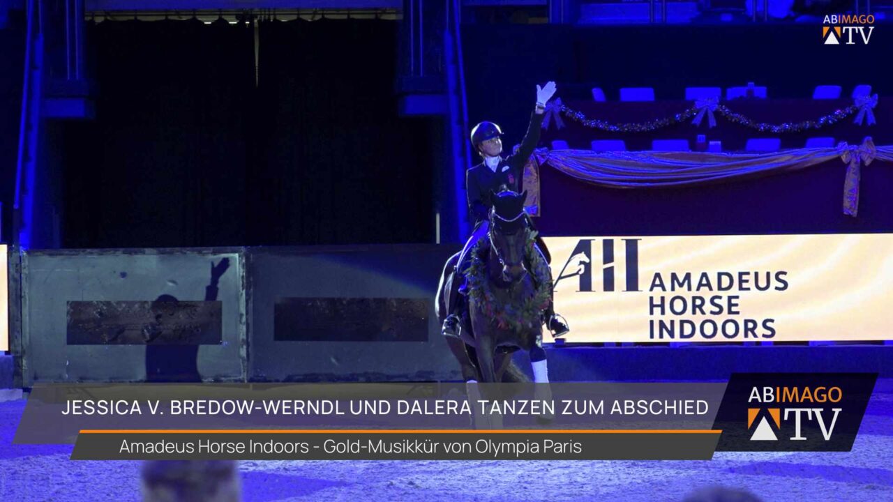 Jessica von Bredow-Werndl und Dalera tanzen zum Abschied