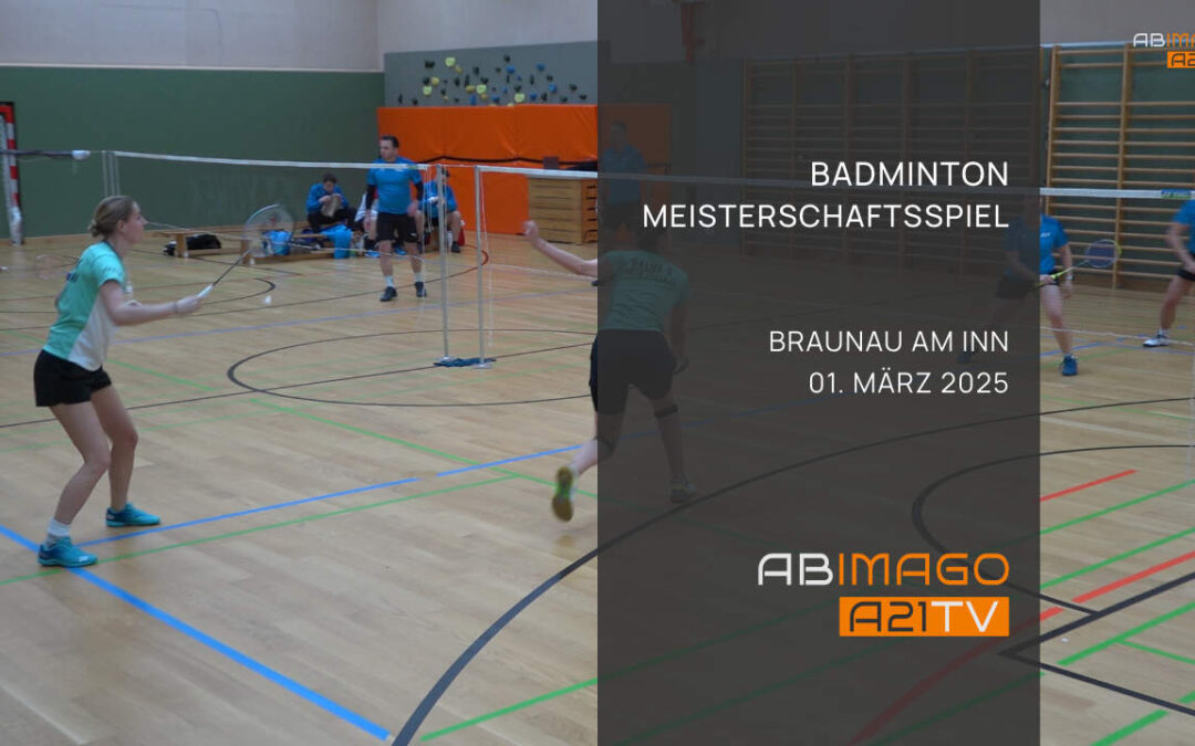 Badminton Meisterschaftsspiel in Braunau am Inn